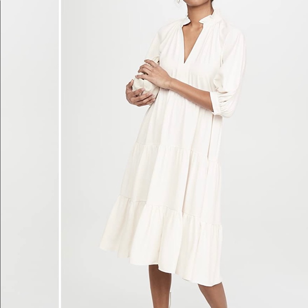 Amanda Uprichard saffron midi dress - Ivory - L